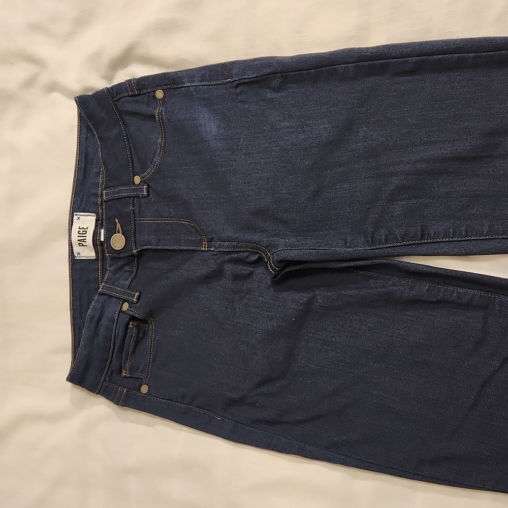 Paige jeans Skyline Ankle Peg women's 25 dark wash blue - Picture 2 of 14